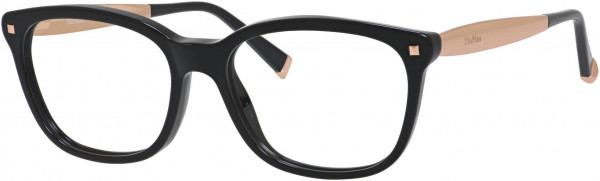 Max Mara MM 1278 Eyeglasses, 006K Black Gold Copper