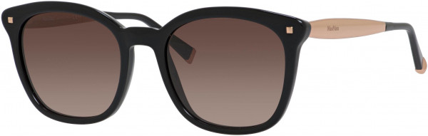 Max Mara MM NEEDLE III Sunglasses, 006K Black Gold Copper