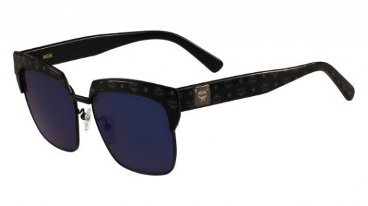 MCM MCM102S Sunglasses, (005) MATTE BLACK/BLACK VISETTOS