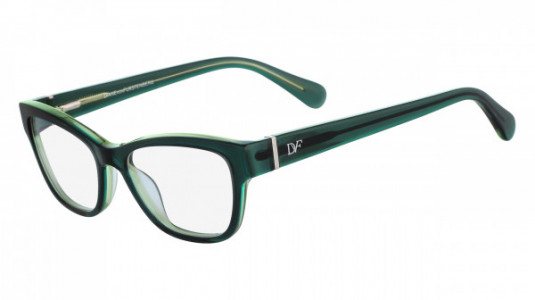 Diane Von Furstenberg DVF5080 Eyeglasses, (338) GREEN CRYSTAL
