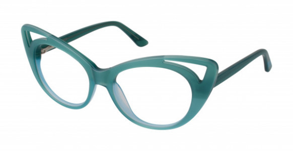 gx by Gwen Stefani MADELINE - GX001 Eyeglasses, Teal (TEA)