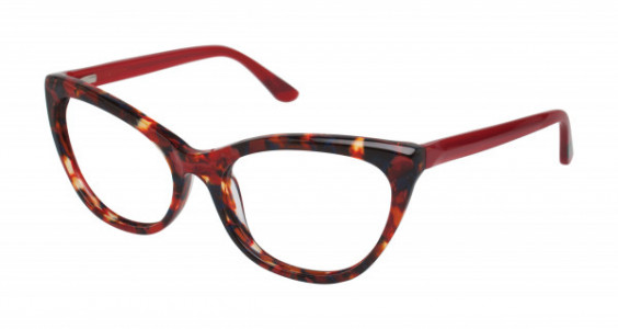 gx by Gwen Stefani GX008 Eyeglasses, Red Tortoise (RED)