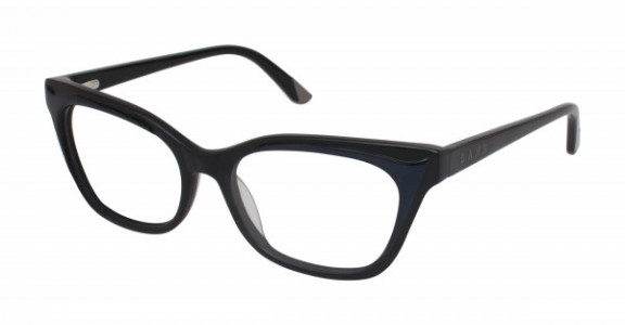 L.A.M.B. LA001 Eyeglasses, Black/Navy (BLK)