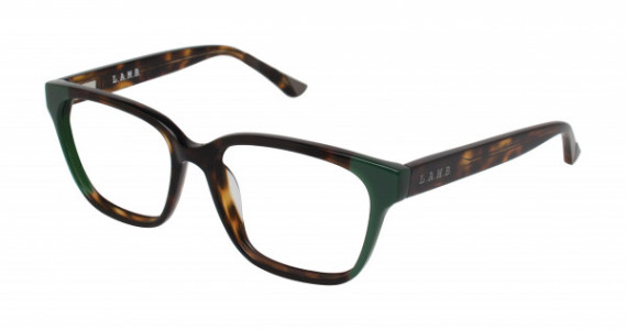 L.A.M.B. LA011 Eyeglasses, Tortoise Green (TOR)