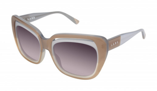 L.A.M.B. LA505 Sunglasses, Gold/Silver (GLD)