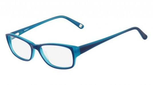 Marchon M-BROADWAY Eyeglasses, (434) BLUE TEAL