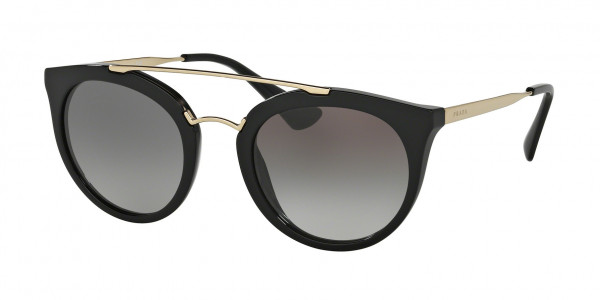 Prada PR 23SS CATWALK Sunglasses, 1AB0A7 CATWALK BLACK GREY GRADIENT (BLACK)