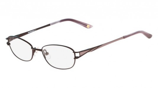 Marchon M-DELANCEY Eyeglasses, (210) SATIN BROWN