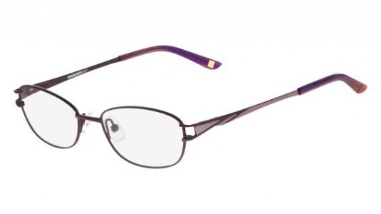 Marchon M-DELANCEY Eyeglasses, (505) SATIN PLUM