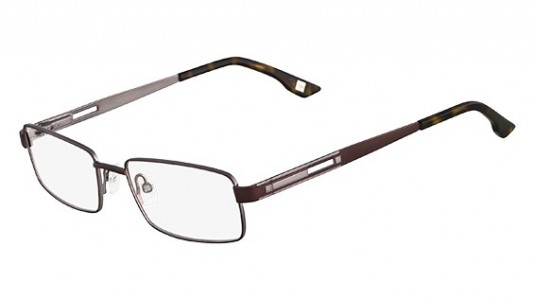 Marchon M-EXCHANGE Eyeglasses, (210) SATIN BROWN