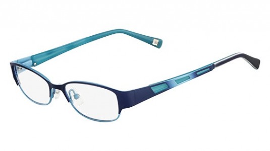 Marchon M-JANE Eyeglasses, (412) SATIN NAVY BLUE