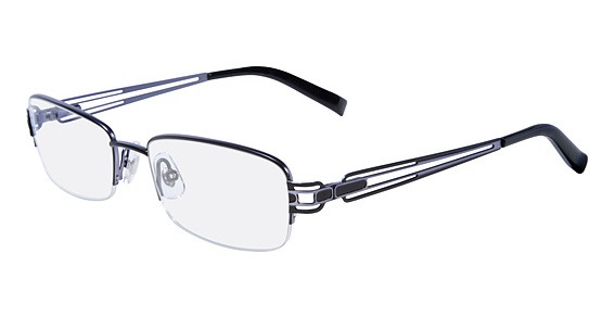 Marchon M-166 Eyeglasses, (010) BLACK LILAC