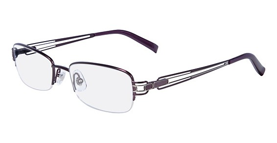 Marchon M-166 Eyeglasses, (511) EGGPLANT