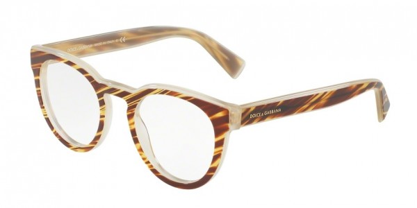 Dolce & Gabbana DG3251 Eyeglasses, 3052 STRIPED HONEY