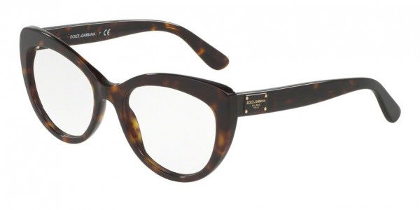 Dolce & Gabbana DG3255F Eyeglasses, 502 HAVANA (HAVANA)