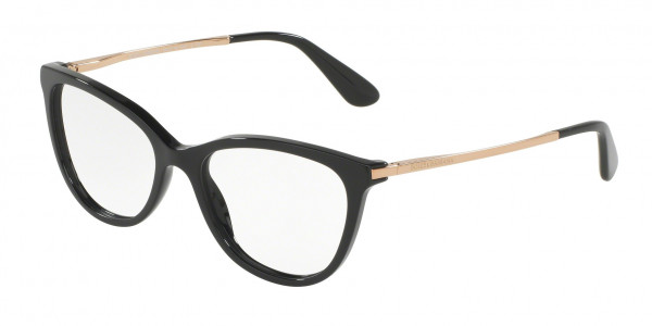 Dolce & Gabbana DG3258 Eyeglasses, 501 BLACK