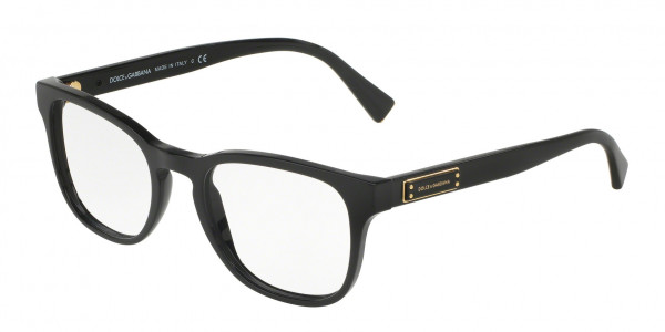 Dolce & Gabbana DG3260F Eyeglasses, 501 BLACK (BLACK)