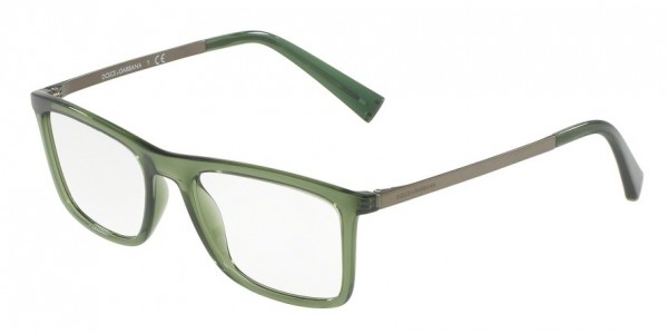 Dolce & Gabbana DG5023 Eyeglasses, 3068 TRANSPARENT GREEN (GREEN)