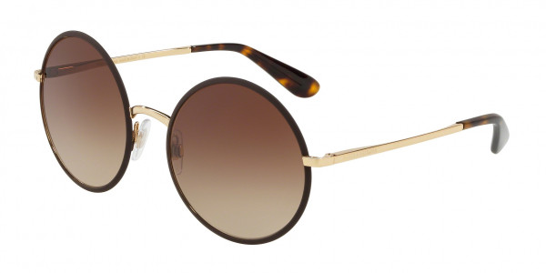 Dolce & Gabbana DG2155 Sunglasses, 132013 MATTE BROWN (BROWN)