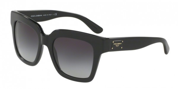 Dolce & Gabbana DG4286 Sunglasses, 501/8G BLACK (BLACK)