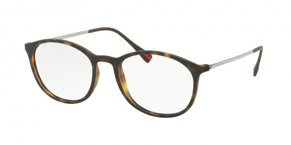 Prada Linea Rossa PS 04HV LIFESTYLE Eyeglasses, U611O1 HAVANA RUBBER (HAVANA)