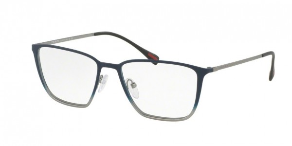Prada Linea Rossa PS 51HV Eyeglasses, U6T1O1 TOP BLUE GRADIENT/GUNMETAL (BLUE)