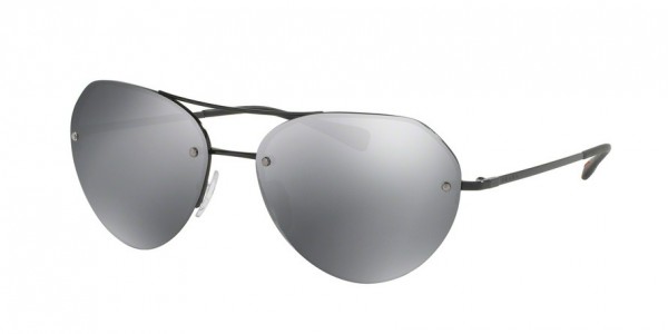 Prada Linea Rossa PS 57RS Sunglasses, 7AX5L0 BLACK (BLACK)