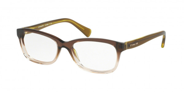 Coach HC6089 Eyeglasses, 5400 OLIVE BROWN GRADIENT/OLIVE (BROWN)
