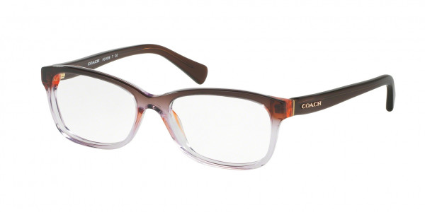 Coach HC6089 Eyeglasses, 5401 TRANSPARENT PURPLE GRADIENT (PURPLE/REDDISH)