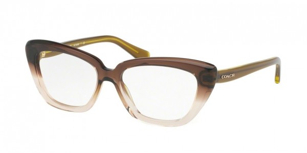Coach HC6090 Eyeglasses, 5400 OLIVE BROWN GRADIENT/OLIVE (GREEN)