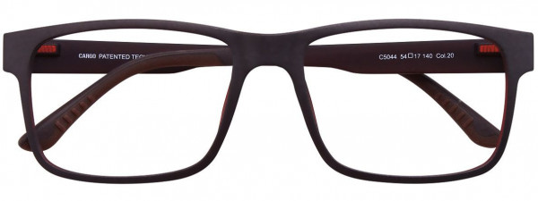 Cargo C5044 Eyeglasses, 020 - Grey & Dark Orange