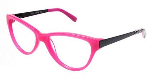Jessica Simpson J1033 Eyeglasses, PK Pink/Leopard