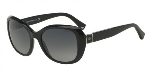 Emporio Armani EA4052F Sunglasses, 5017T3 BLACK (BLACK)