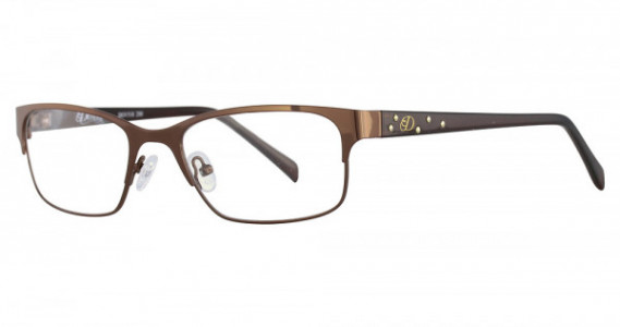 Dereon DOV518 Eyeglasses, 200 Shiny Brown