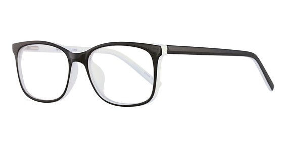 COI See N' Be Seen 50 Eyeglasses, Black/White