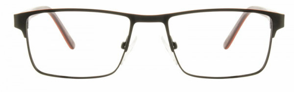 David Benjamin Rockstar Eyeglasses, 3 - Black / Red