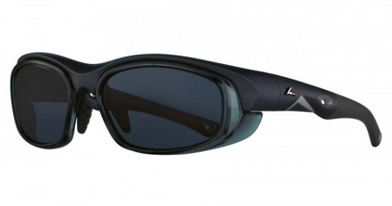 Hilco Oracle Sunglasses, Matte Metallic Navy/Silver (Gray)