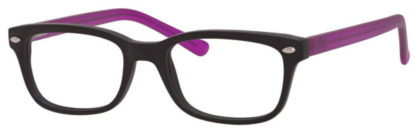 Enhance EN3972 Eyeglasses, Matte Black/Purple