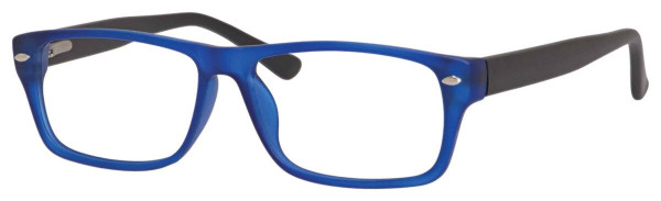 Enhance EN3971 Eyeglasses, Matt Cobalt/Black