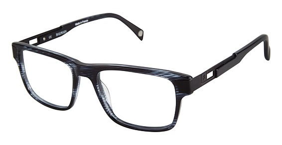 Balmain 3057 Eyeglasses, C02 Blue Horn