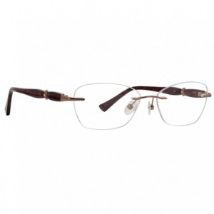 Totally Rimless TR 248 Marquise Eyeglasses, Rose/Gold
