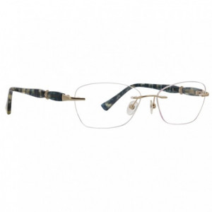 Totally Rimless TR 248 Marquise Eyeglasses, Soft Gold