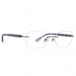 Totally Rimless TR 246 Cannetille Eyeglasses, Blue