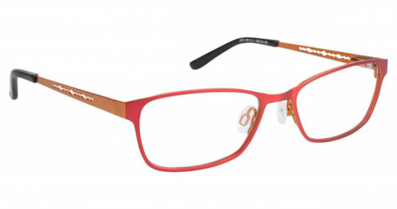SuperFlex SFK-166 Eyeglasses, (2) RED ORANGE