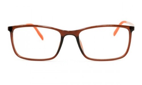 Eyecroxx EC390U Eyeglasses, C4 Brown/Beige