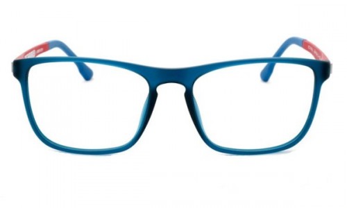 Eyecroxx EC394U Eyeglasses, C2 Blue Red