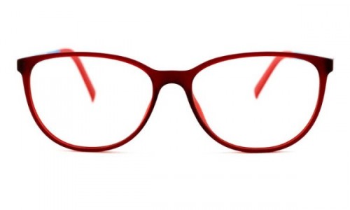 Eyecroxx EC397U Eyeglasses, C4 Red Blue