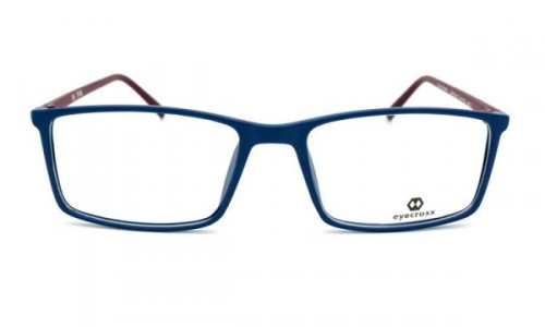 Eyecroxx EC3TR355 Eyeglasses, C2 Blue/Red