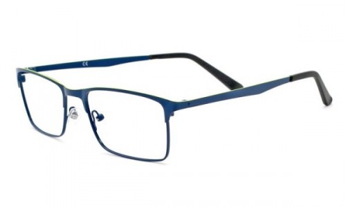 Eyecroxx EC405M Eyeglasses, C4 Blue Yellow