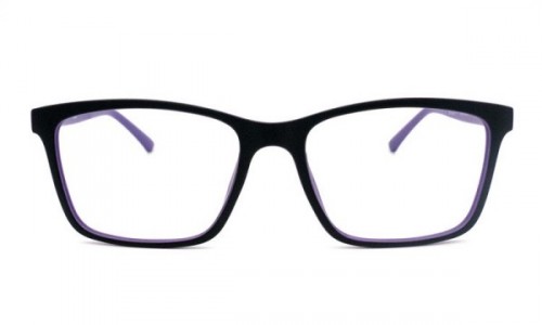Eyecroxx EC421T Eyeglasses, C2 Black Purple